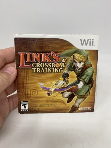 Link's Crossbow Training (Wii) Complete Disc and Paper Case - No Zapper