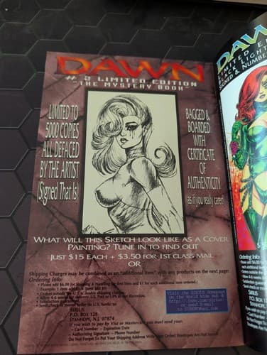 Sirius Dawn #2 Comic Signed By Joseph Michael Linsner 1995 — photo 7