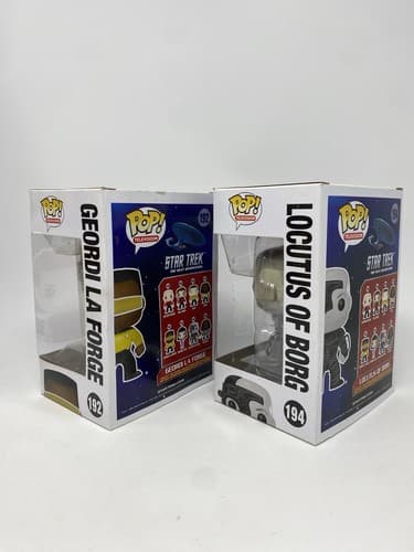 Funko Pop Star Trek The Next Generation Lot - Locutus of Borg Geordi La Forge — photo 4
