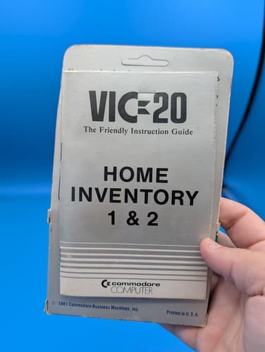 LOT OF 2 ORIGINAL COMMODORE VIC 20 CASSETTE TAPE PERSONAL FINANCE PROGRAMS — photo 6