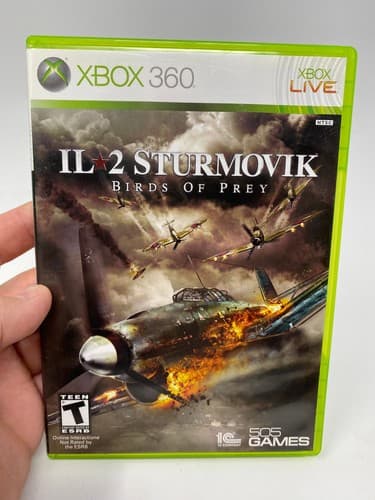 IL-2 Sturmovik: Birds of Prey (Microsoft Xbox 360, 2009, 505 Games) CIB Complete