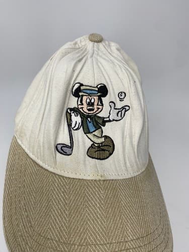 Vintage Disney Pro Golf Hat Cap Mickey Mouse Strapback Adjustable Embroidered — photo 2