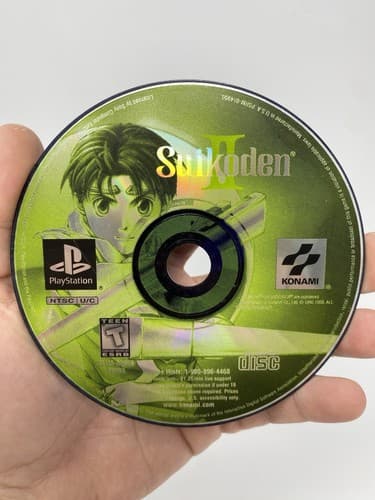 Suikoden II (Sony PlayStation 1, PS1, 1999) Case And Disc Only Tested Working
