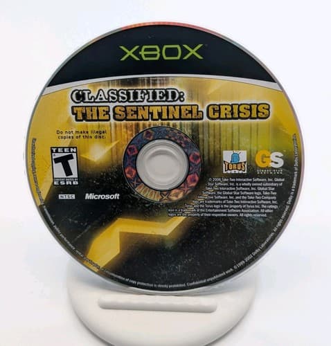 Classified: The Sentinel Crisis (Microsoft Xbox, 2006) With Manual Tested — photo 6
