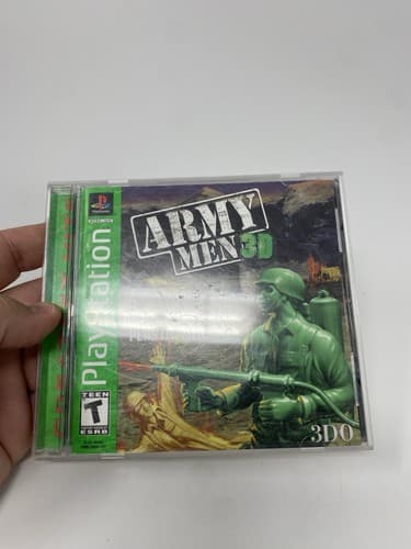 3DO Army Men 3D PS1 2000 NTSC-U/C T Action & Adventure w/ Manual — photo 2