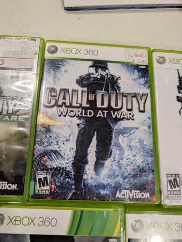 Lot Of 5 Call Of Duty Xbox 360 Game Cases, Some Manuals, No Games - Black... — photo 3