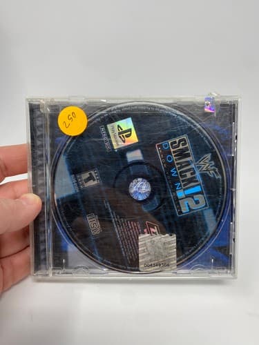 WWF Smackdown 2 Know Your Role PS1 Black Label Sony PlayStation 1 2000 Tested