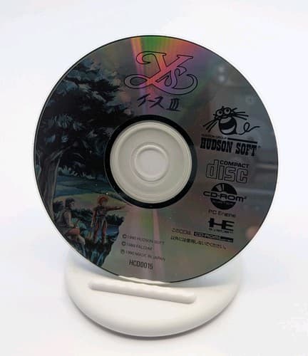 Ys III 3 Wondrous from Ys PC Engine PCE Japan, US Seller, Tested — photo 6