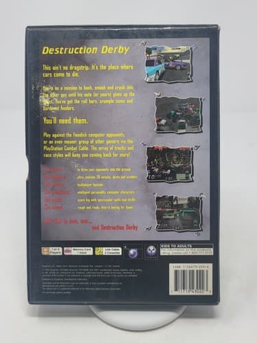 Destruction Derby Longbox Sony PlayStation 1 PS1 complete  — photo 6
