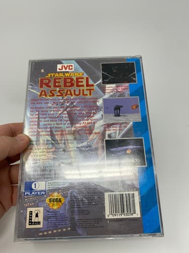 Star Wars: Rebel Assault (Sega CD, 1993) CIB Complete W Reg Card — photo 9