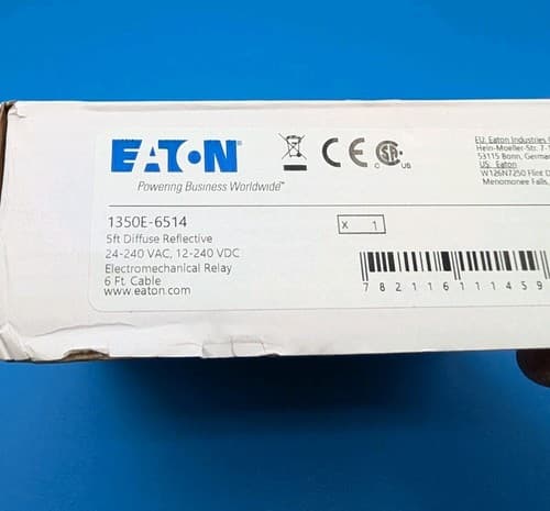 EATON CUTLER-HAMMER 1350E-6534 RELAY 5FT DIFFUSE REFLECTIVE SERIES A1 NIB — photo 2