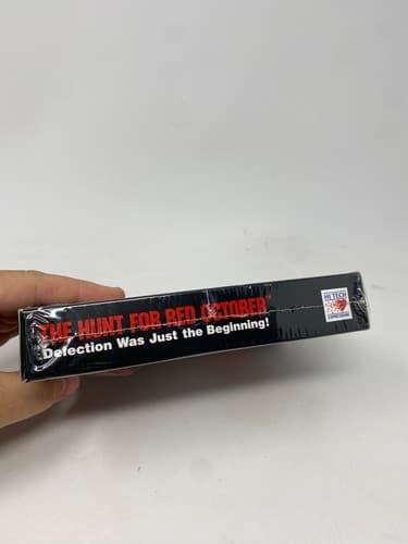 The Hunt for Red October Super Nintendo SNES CIB Complete Original Shrink Wrap — photo 5