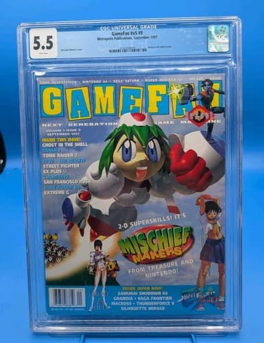 Game Fan - Vol 5, Issue 9 - September 1997 - w/ Poster CGC 5.5