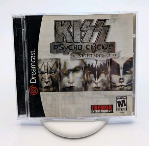 CIB Kiss Psycho Circus: The Nightmare Child (Sega Dreamcast, 2000) *TESTED*