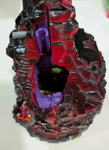Vintage 1992 Mighty Max Trapped in Skull Mountain Playset Bluebird Read — photo 8