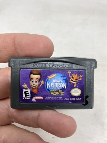 Gameboy Advance GBA Vintage Game Lot 3 Jimmy Neutron Jet Fusion Attack Twonkies — photo 2