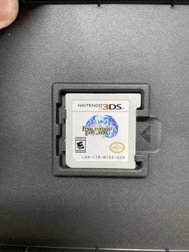 Final Fantasy Explorers Nintendo 3DS Complete Tested GameStop Promo Case Display — photo 6