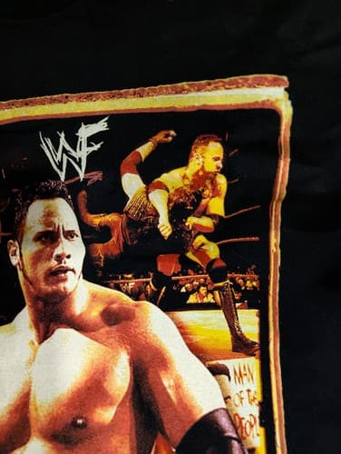 Vintage WWF The Rock People’s Choice Glow In Dark Shirt Men’s XXL 2XL 90s — photo 3