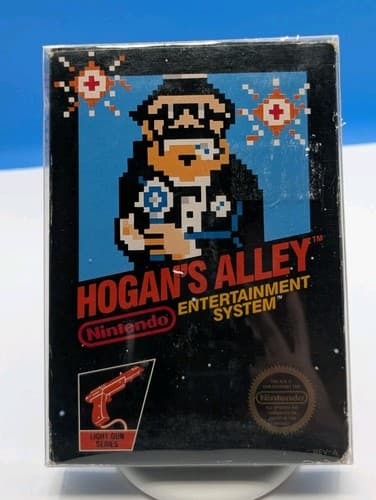 Hogan's Alley (Nintendo, NES 1985) Complete CIB w/ Game Manual Box Tested