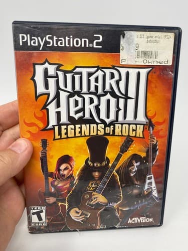 Guitar Hero III: Legends of Rock (PS2) CIB Complete Tested & Working Authentic