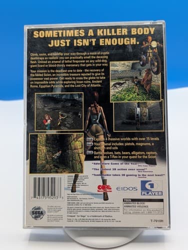 Tomb Raider Complete In Box CIB W/ Registration Card Tested — photo 2