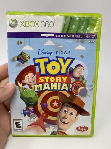 Toy Story Mania (Microsoft Xbox 360, 2012) CIB Tested Working Free Shipping