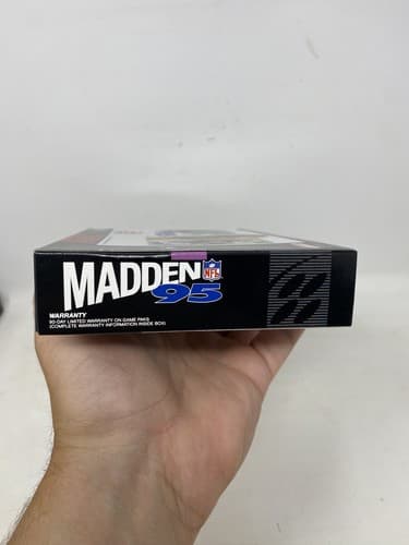 Madden NFL 95 [SNES] *BOX, MANUAL, & CARTRIDGE And Posters NICE Ships Fast — photo 9