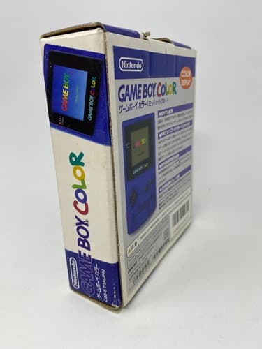 Nintendo Game Boy Color Handheld Console Midnight Purple Complete in Box CIB JPN — photo 3