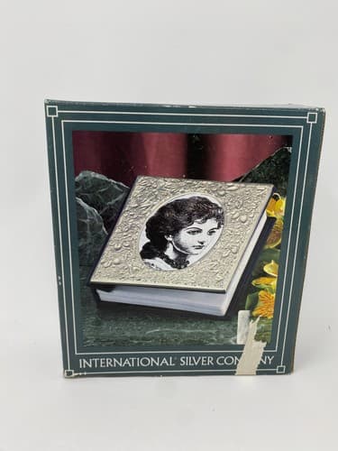 International Silver Company Photo Album Books Holds 100 4x6 Photos New In Box