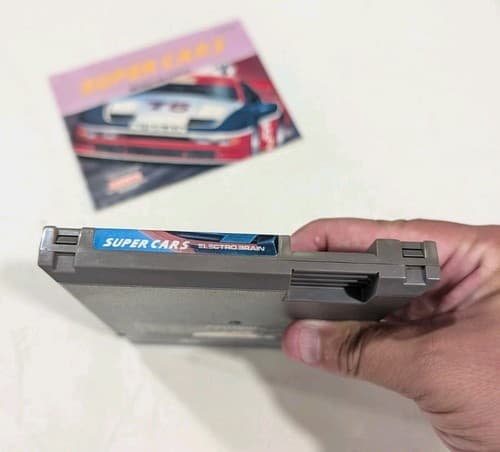 Super Cars (Nintendo NES, 1991) Game Cart & Manual, Tested & Working — photo 5