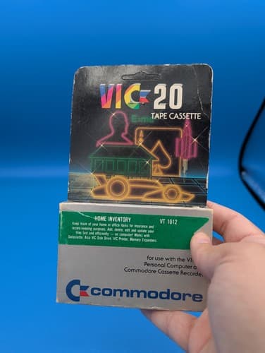 LOT OF 2 ORIGINAL COMMODORE VIC 20 CASSETTE TAPE PERSONAL FINANCE PROGRAMS — photo 5