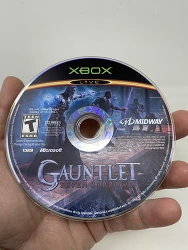 Gauntlet: Seven Sorrows (Microsoft Xbox, 2005) Disc ONLY Authentic Ships Fast — photo 2