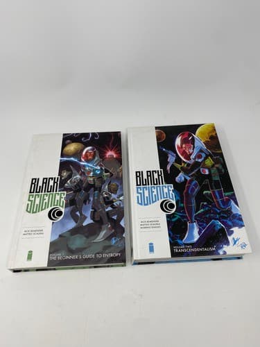 Black Science Hardcover Compendiums #1 & 2 DCBS Variant Covers Image Comics