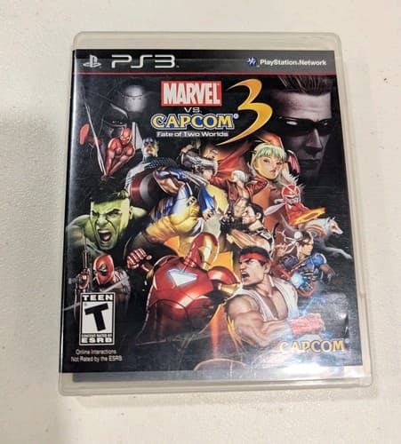 Lot Of 2 Marvel Vs Capcom PS3 Games - Ultimate & Fate Of Two Worlds - Tested — photo 7