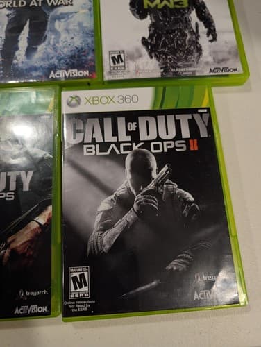 Lot Of 5 Call Of Duty Xbox 360 Game Cases, Some Manuals, No Games - Black... — photo 6