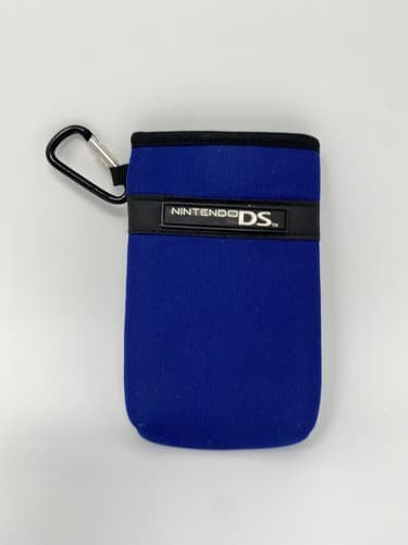 Nintendo DS carrying case pouch bag games blue Authentic Ships Fast