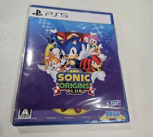 Sonic Origins Plus PS5 Japan With Rubber Coaster - US Seller