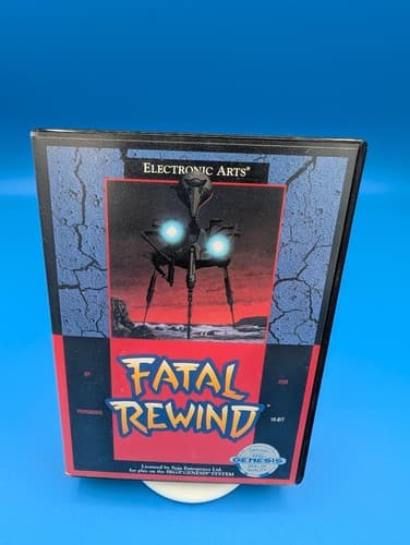 FATAL REWIND (SEGA Genesis) Classic 16-bit Game Authentic w/ Manual!