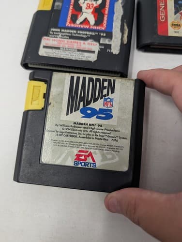 Lot Of 5 Sega Genesis Football Games - Tecmo, NFL — photo 9