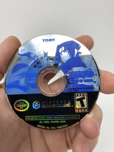 Naruto: Clash of Ninja (Nintendo GameCube, 2002) Disc Only - Tested & Working