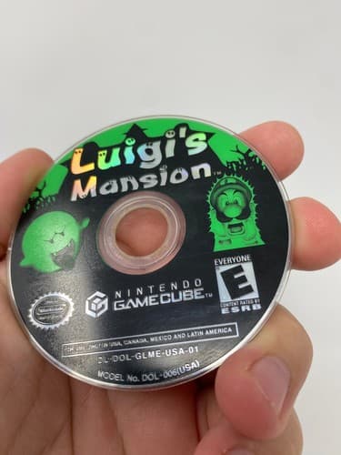 FOR PARTS Luigi's Mansion Nintendo GameCube Game - Disc Only NOT WORKING — photo 4