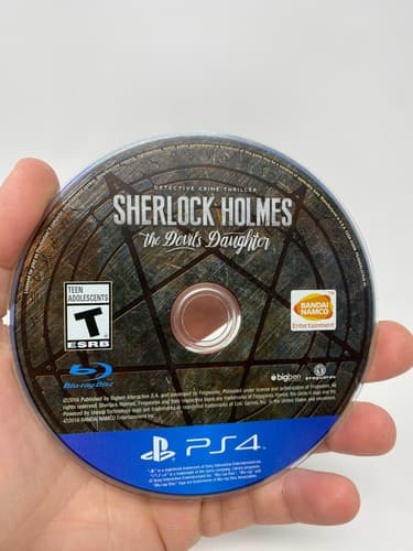Sherlock Holmes: The Devil's Daughter Sony PlayStation 4 PS4 Disc ONLY No Case