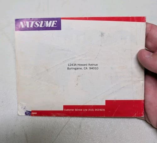 SCAT (Special Cybernetic Attack Team) NES Manual Only - RARE HTF - Authentic — photo 3