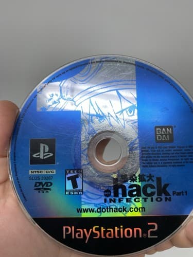 Dot .hack INFECTION PS2 PlayStation 2 Part 1 Game Disc Only - Tested Authentic — photo 2