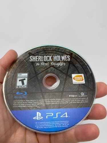 Sherlock Holmes: The Devil's Daughter Sony PlayStation 4 PS4 Disc ONLY No Case — photo 3