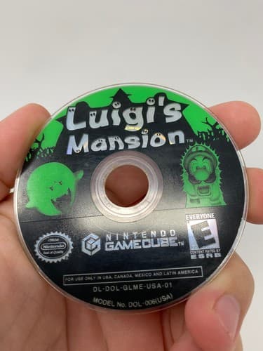 FOR PARTS Luigi's Mansion Nintendo GameCube Game - Disc Only NOT WORKING — photo 3