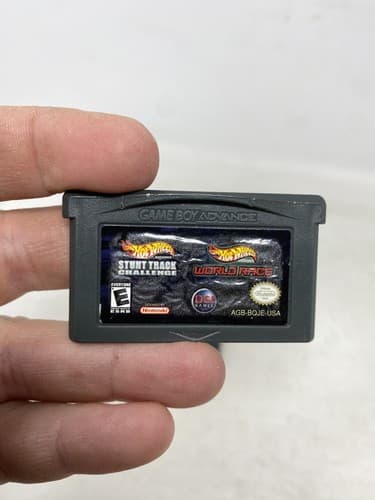 Hot Wheels Stunt Track Challenge World Race Lot Of 2 Game Boy Advance GBA — photo 2