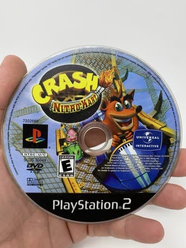 Crash Nitro Kart (Sony PlayStation 2, 2003) Disc only ~ Tested Working