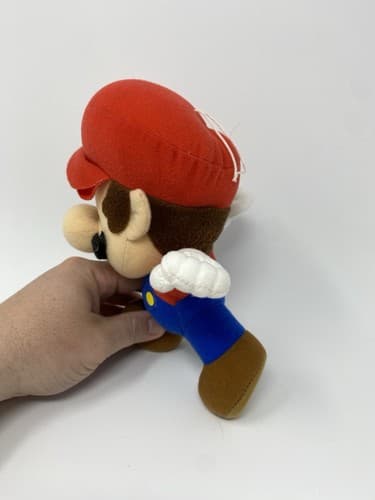 Rare 2008 Nintendo Popco Corgi Super Mario Bros. 8” Mario Running Plush Toy N64 — photo 3