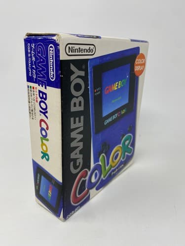 Nintendo Game Boy Color Handheld Console Midnight Purple Complete in Box CIB JPN — photo 6